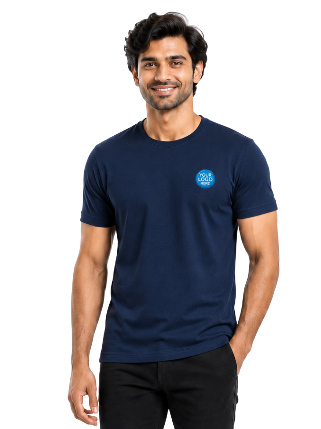 100% Cotton Round Neck T-Shirt