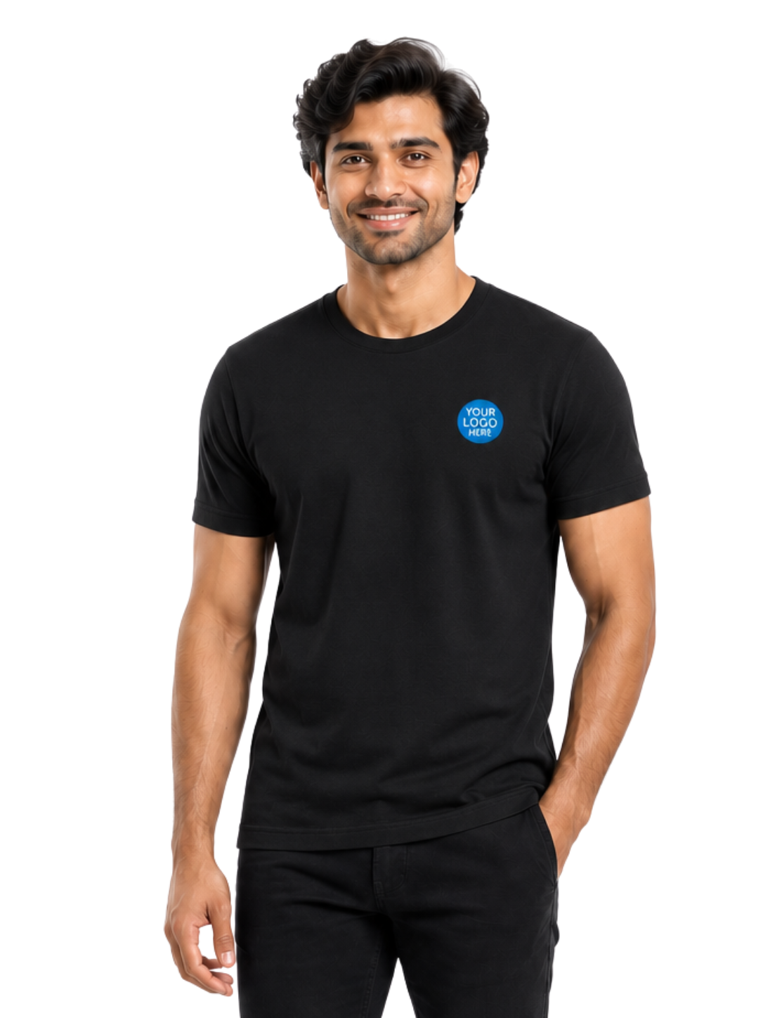 100% Cotton Round Neck T-Shirt