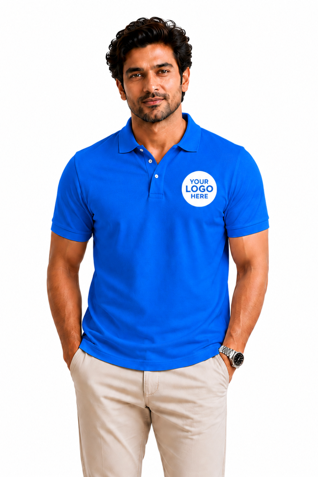 Flex Polo | Customized Polo T-Shirt With Your Company Logo | Order Logo Printed Tees