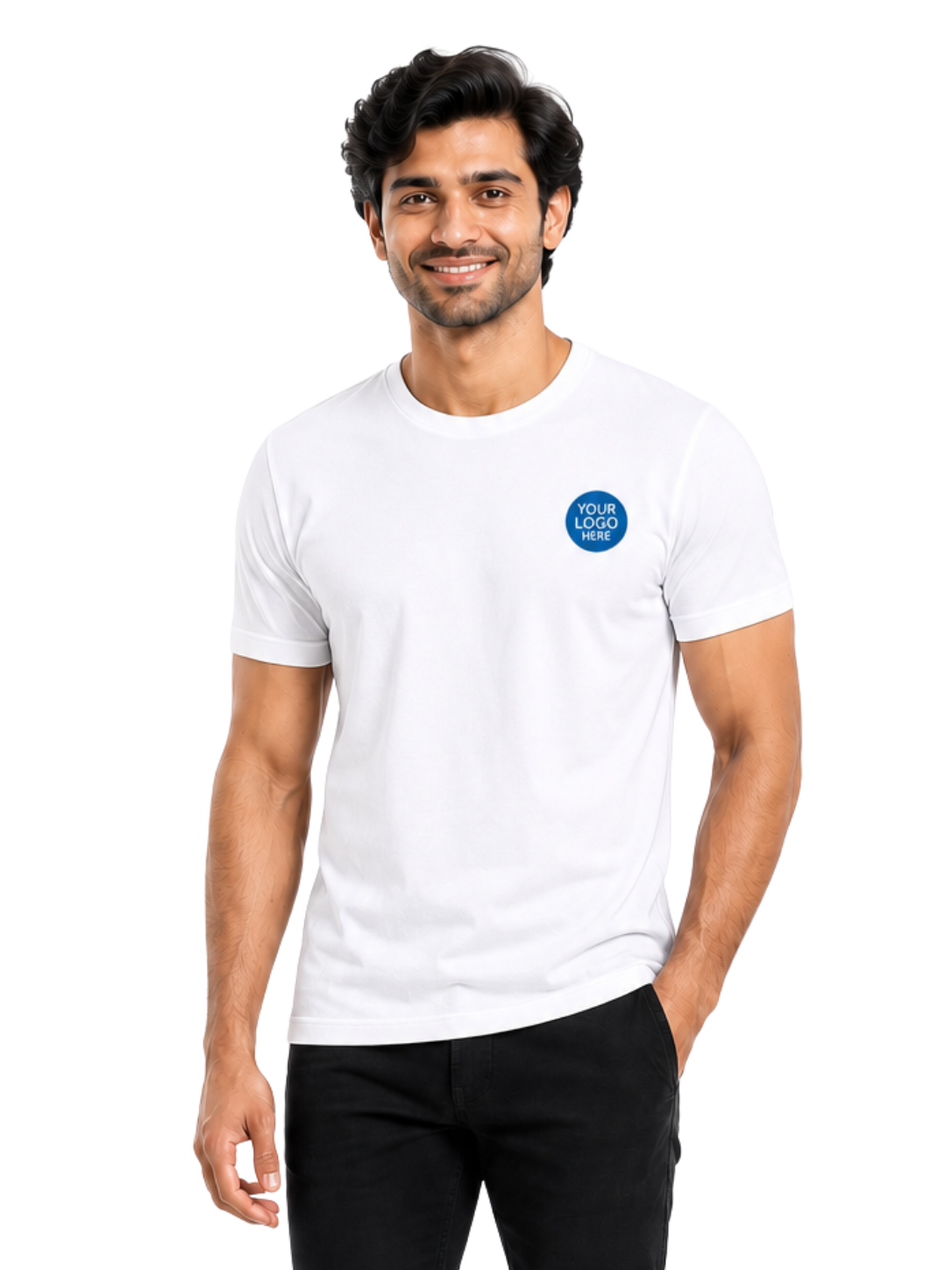 100% Cotton Round Neck T-Shirt