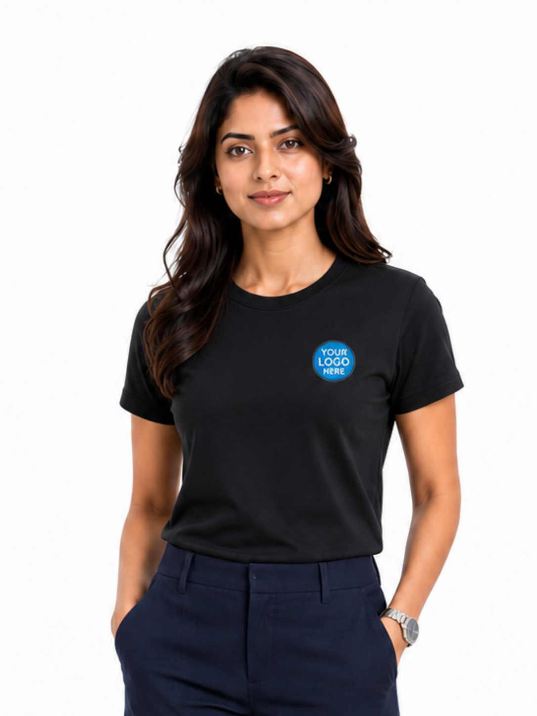 100% Cotton Round Neck T-Shirt