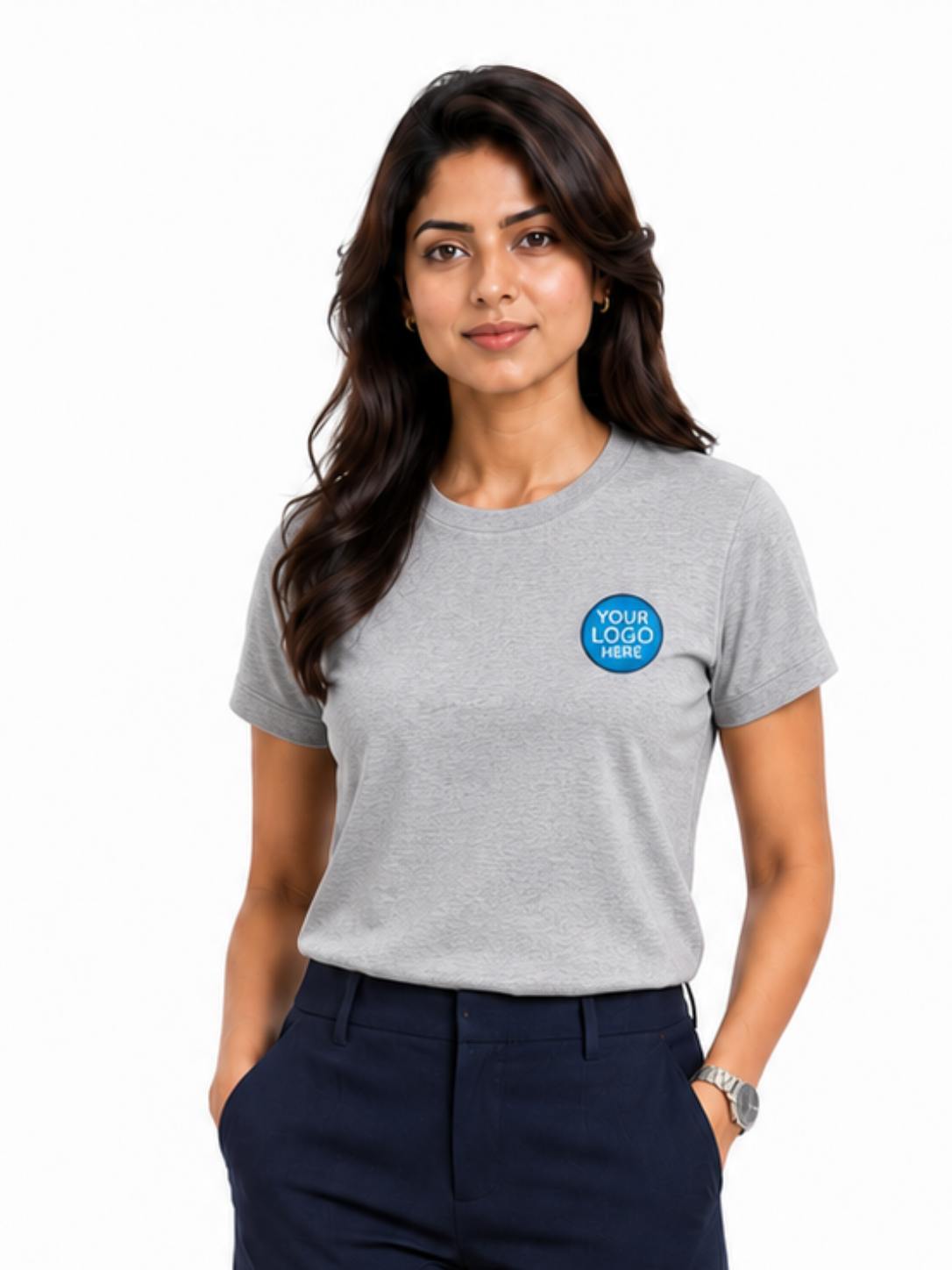 100% Cotton Round Neck T-Shirt
