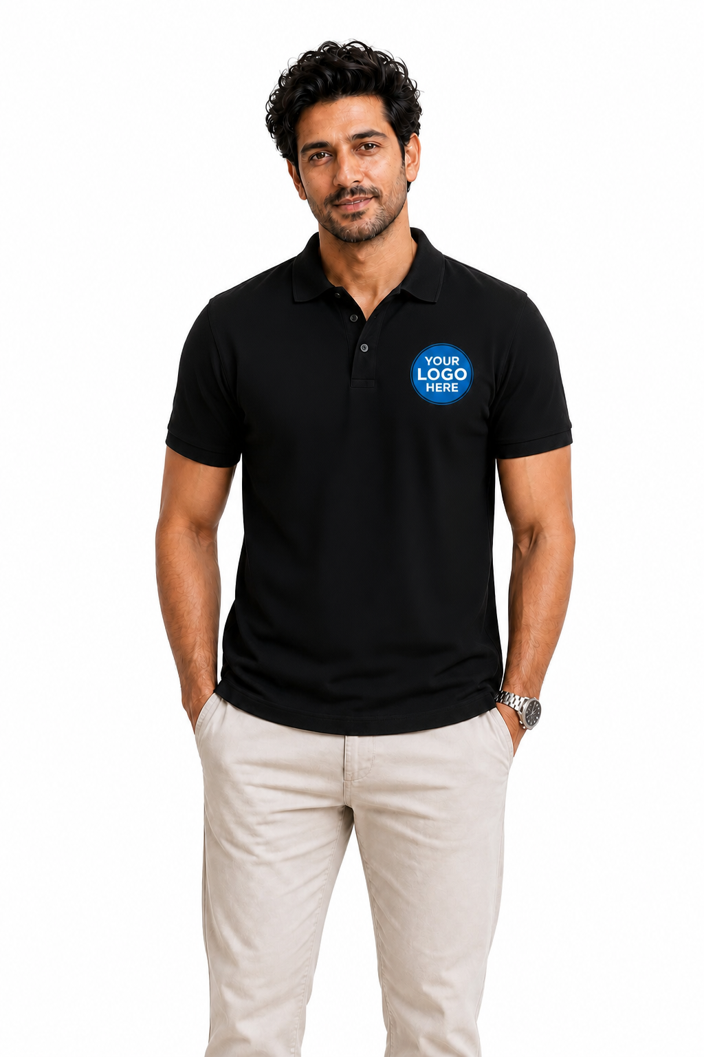 Smart Poly-Cotton Uniform Polo