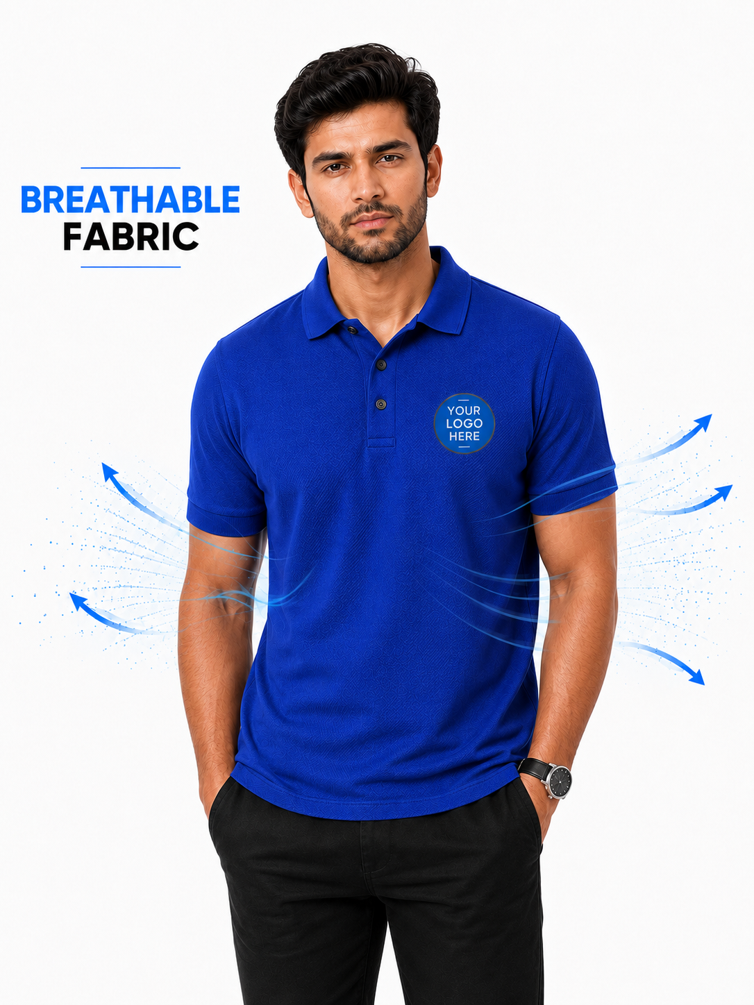 HexaKnit Honeycomb Polo T-Shirt