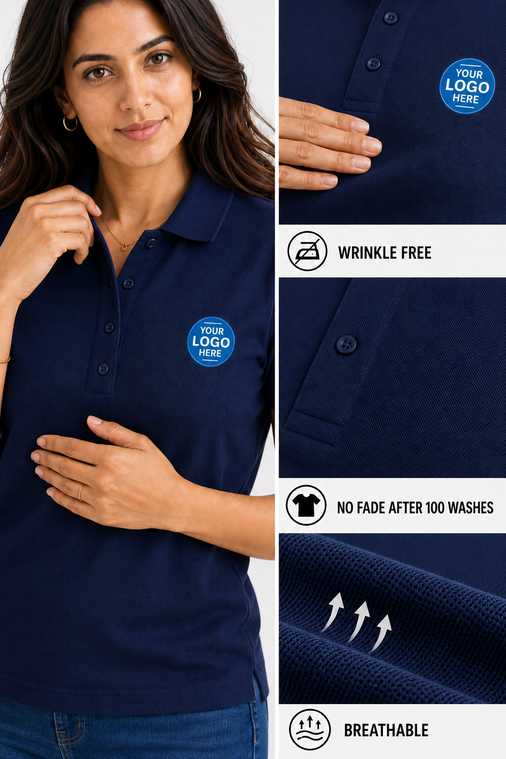 Cotton Pique Polo