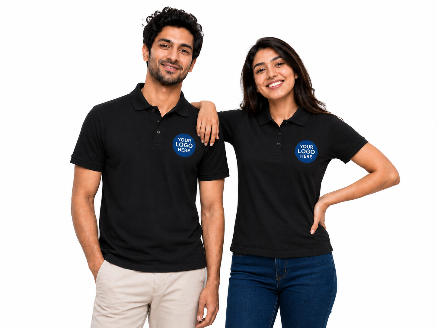 Smart Poly-Cotton Uniform Polo