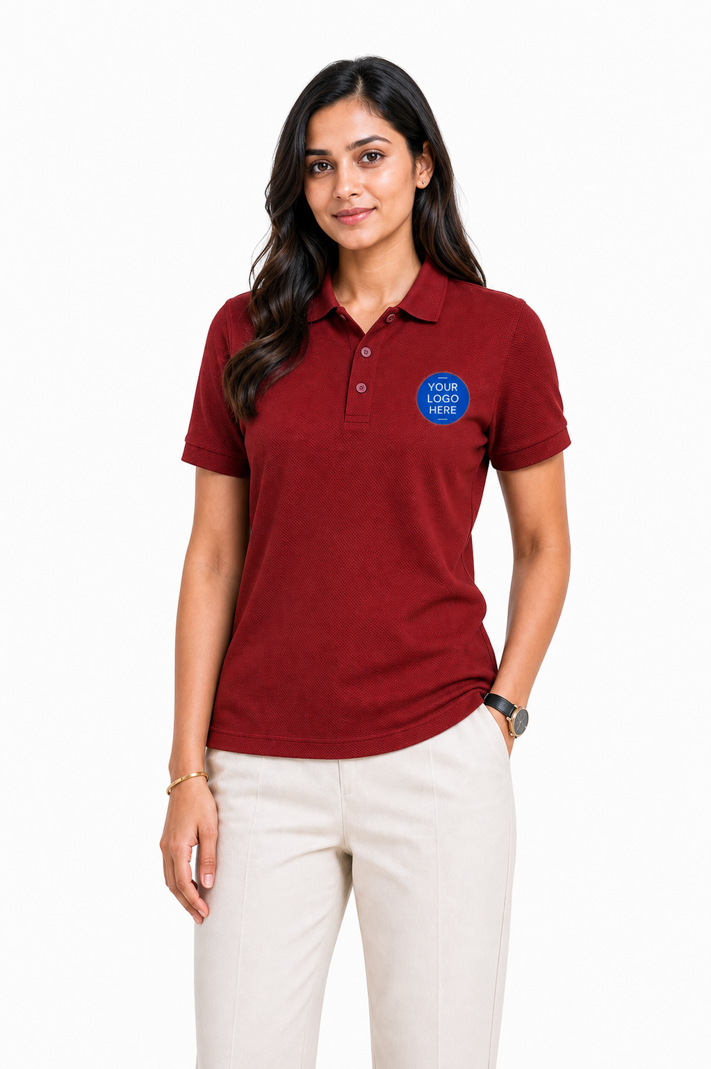 HexaKnit Honeycomb Polo T-Shirt
