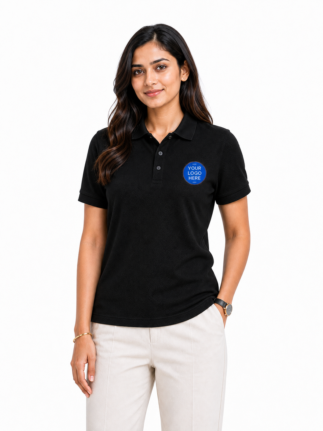 HexaKnit Honeycomb Polo T-Shirt