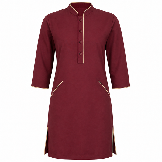 Housekeeping Kurti | Womens Uniform Kurti for Housekeeping Staff | Bulk Housekeeping & Facility Staff Uniform - SupplyMate