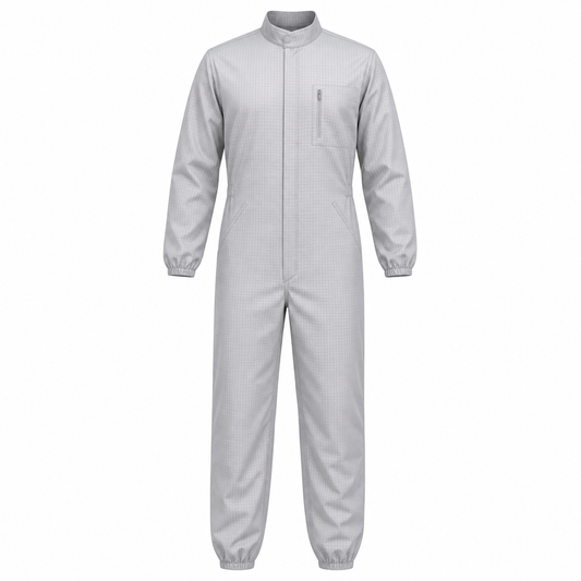 ESD Coverall | Anti-Static Coverall for Electronics & Cleanroom Teams | Bulk ESD & Cleanroom Workwear - SupplyMate